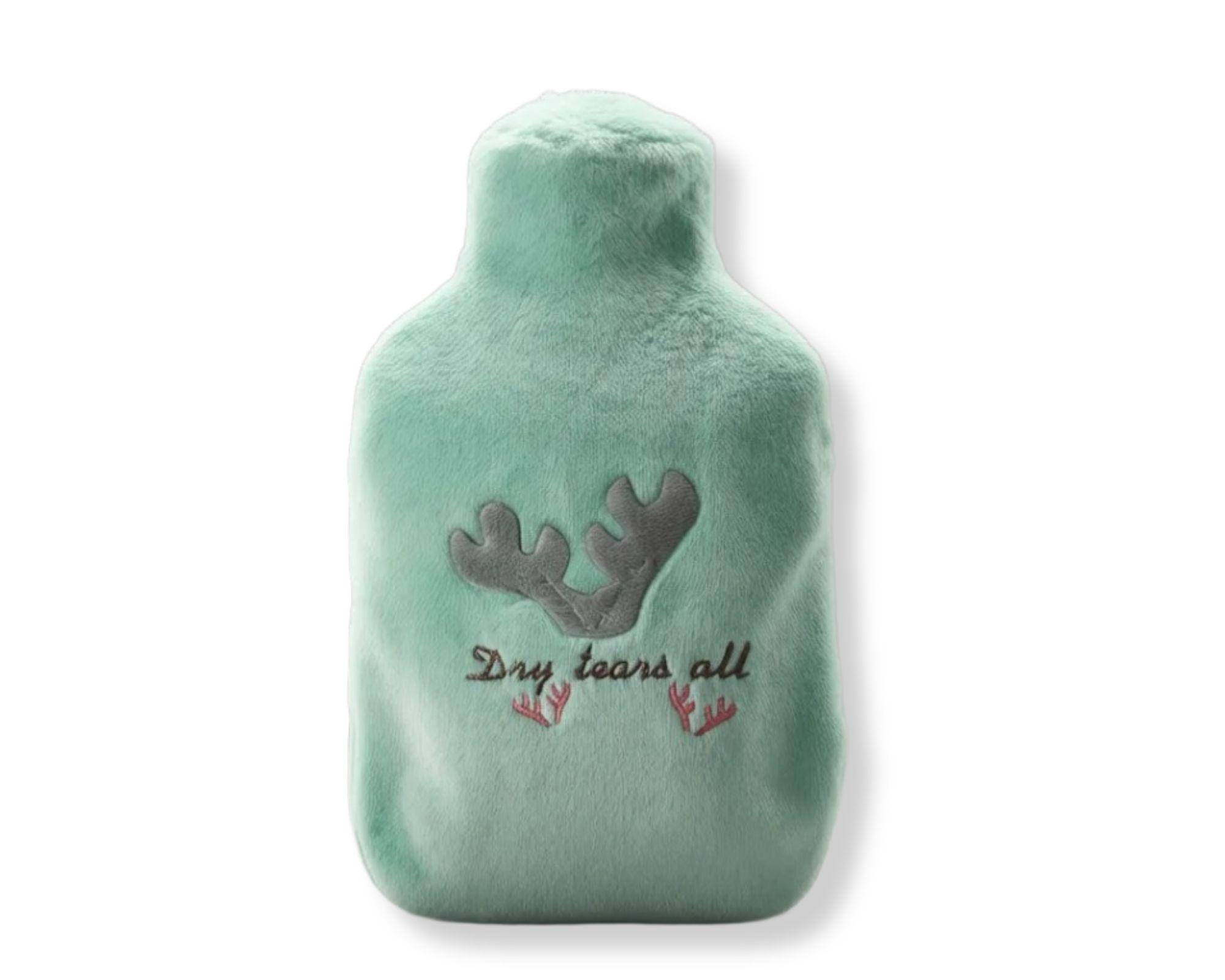 2L Hot Water Bottle with Plush Cover – Leak-Proof Heat Bag for Pain Relief (2000ml) view 2