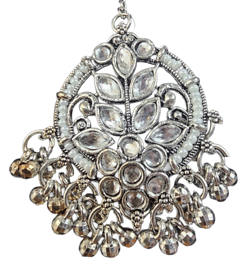 Tikka with Jhumka Earrings Set combo view 2
