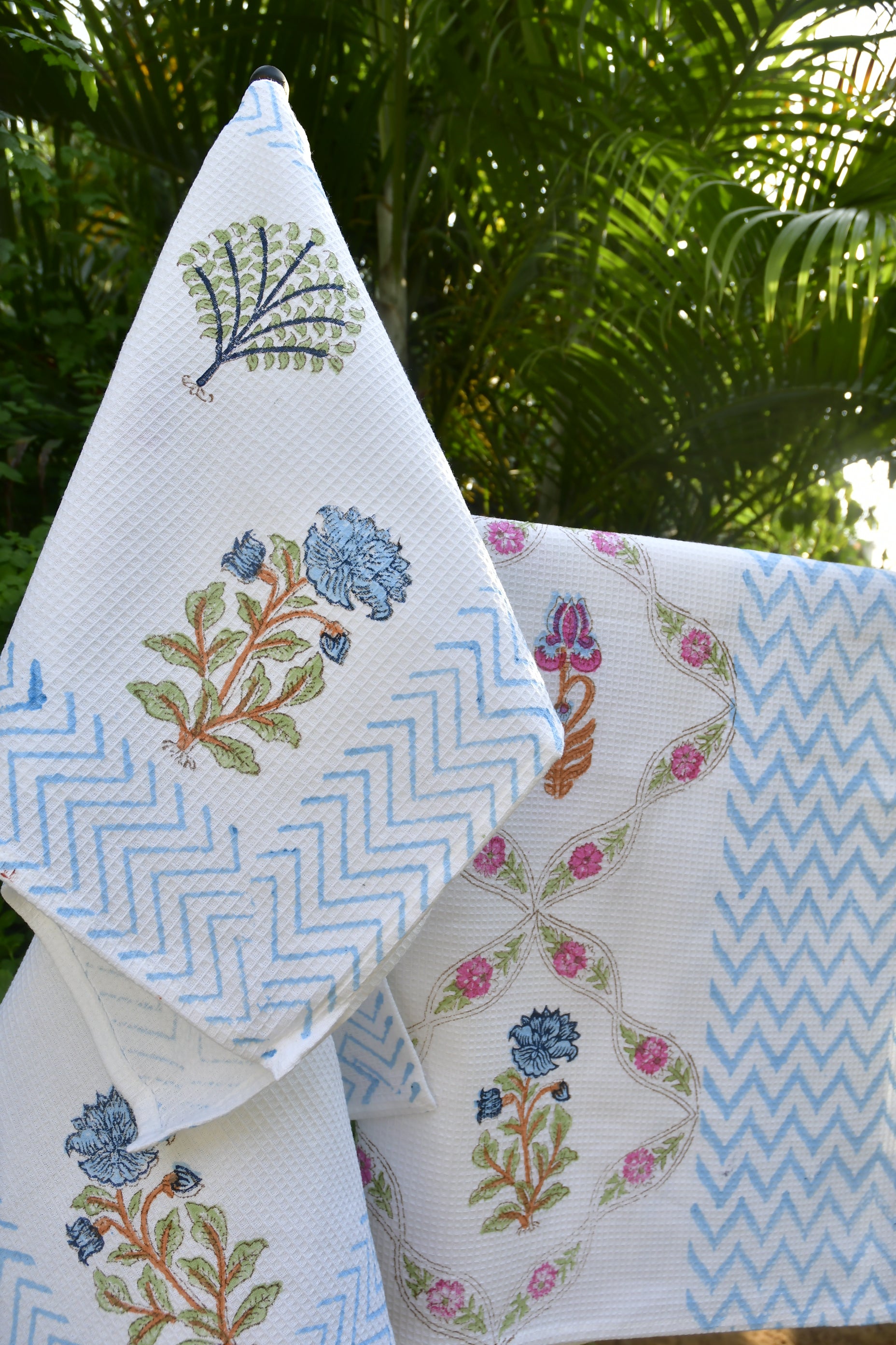 Suhani Bath & Hand Towel Set: Designer Prints view 2