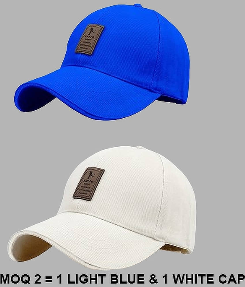 Bolax Multicolor Cotton Women's Cap ( Pack of 2 )