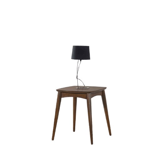 ARENA SIDE TABLE IT612 WALNUT 450LX450DX530H view 2
