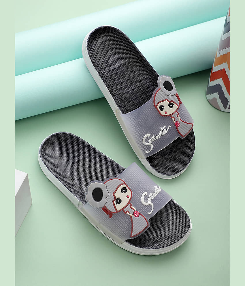 Pampy Angel - Light Grey Women's Slide Flip flop view 2