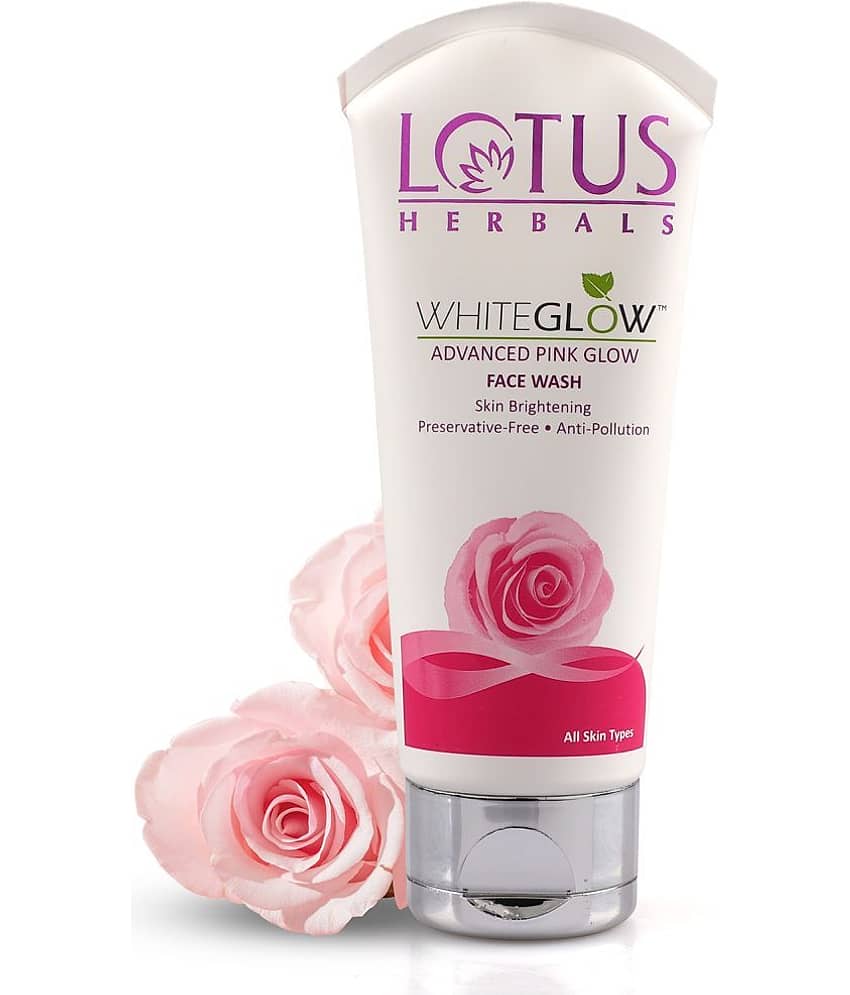 Lotus Herbals Whiteglow Advanced Pink Glow Brightening Face Wash, Anti-Pollution, 100g view 2