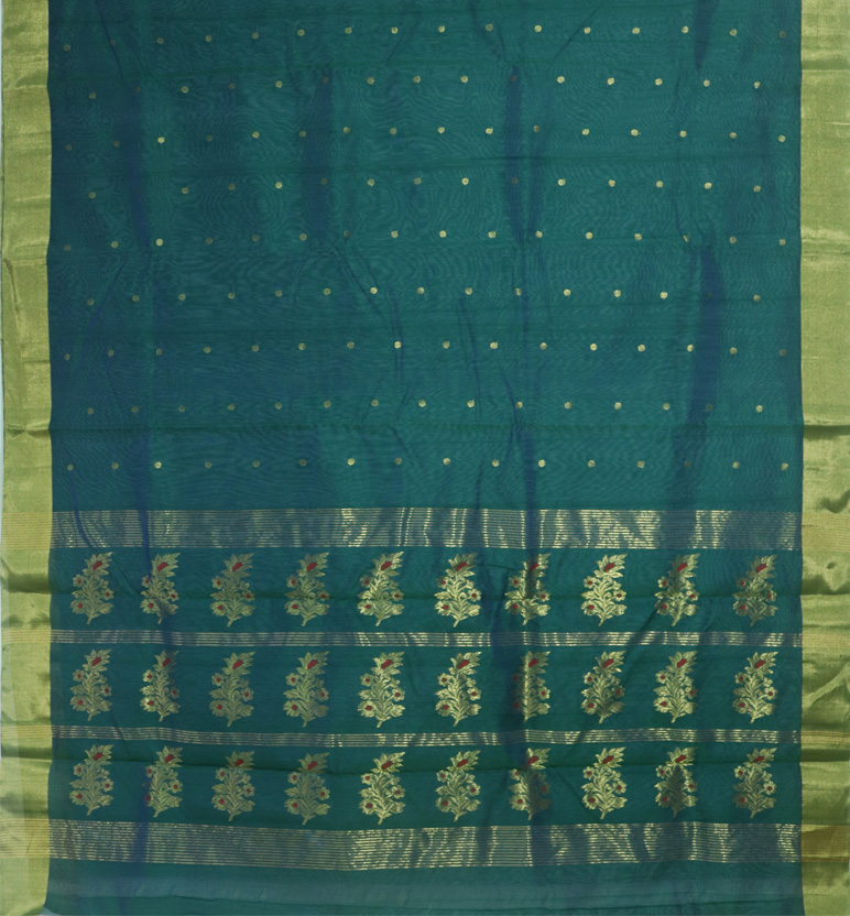 Handloom Chanderi Silk Cotton Saree view 2