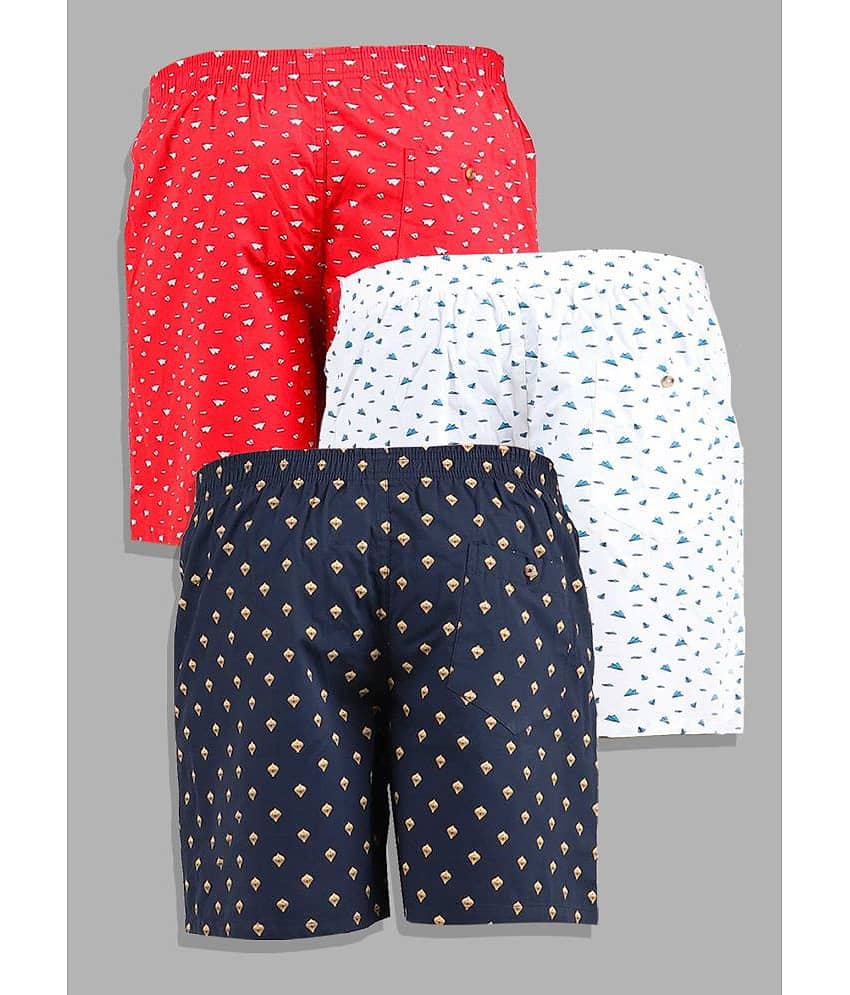 Supersquad Pack of 3 Cotton Boxers For Men's ( Assorted 5 ) view 2