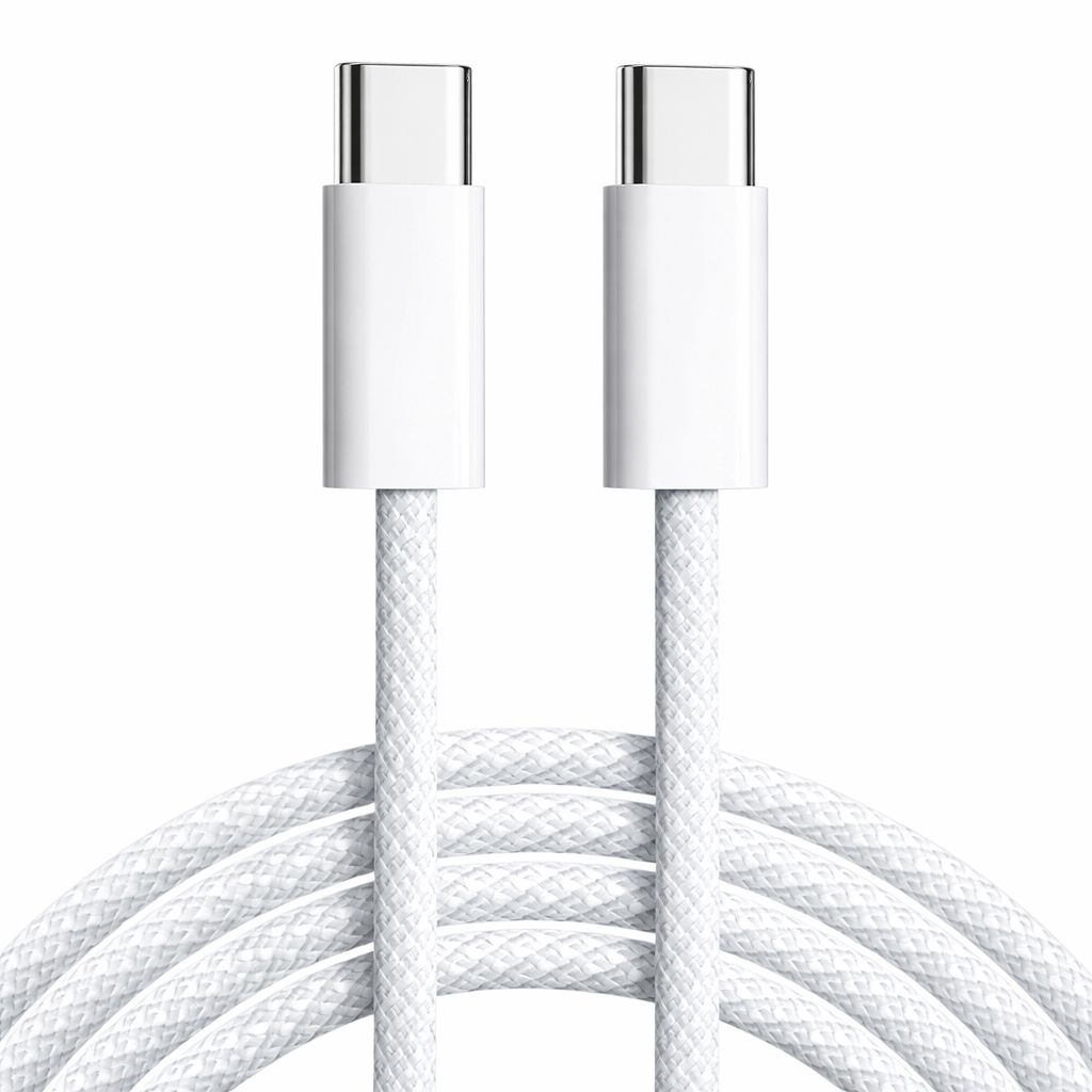 240W USB C to USB C Cable for Apple MacBook, iPhone, iPad | Fast Charging Power Delivery, Type-C PD Cable Compatible with MacBook Pro, iPhone 15, iPad Pro | 1m Durable Braided Cable view 2