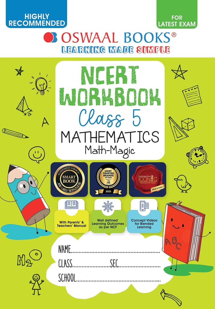 Oswaal NCERT Workbook Mathematics (Math Magic) Class 5 (For Latest Exam) [Paperback] Oswaal Editorial Board [Paperback] Oswaal Editorial Board