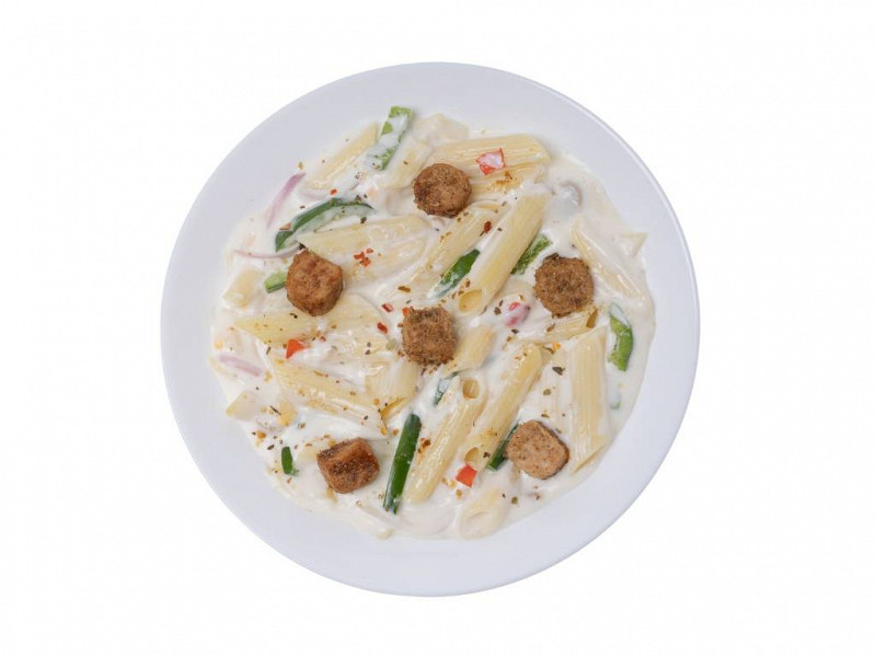 Bbq white pasta