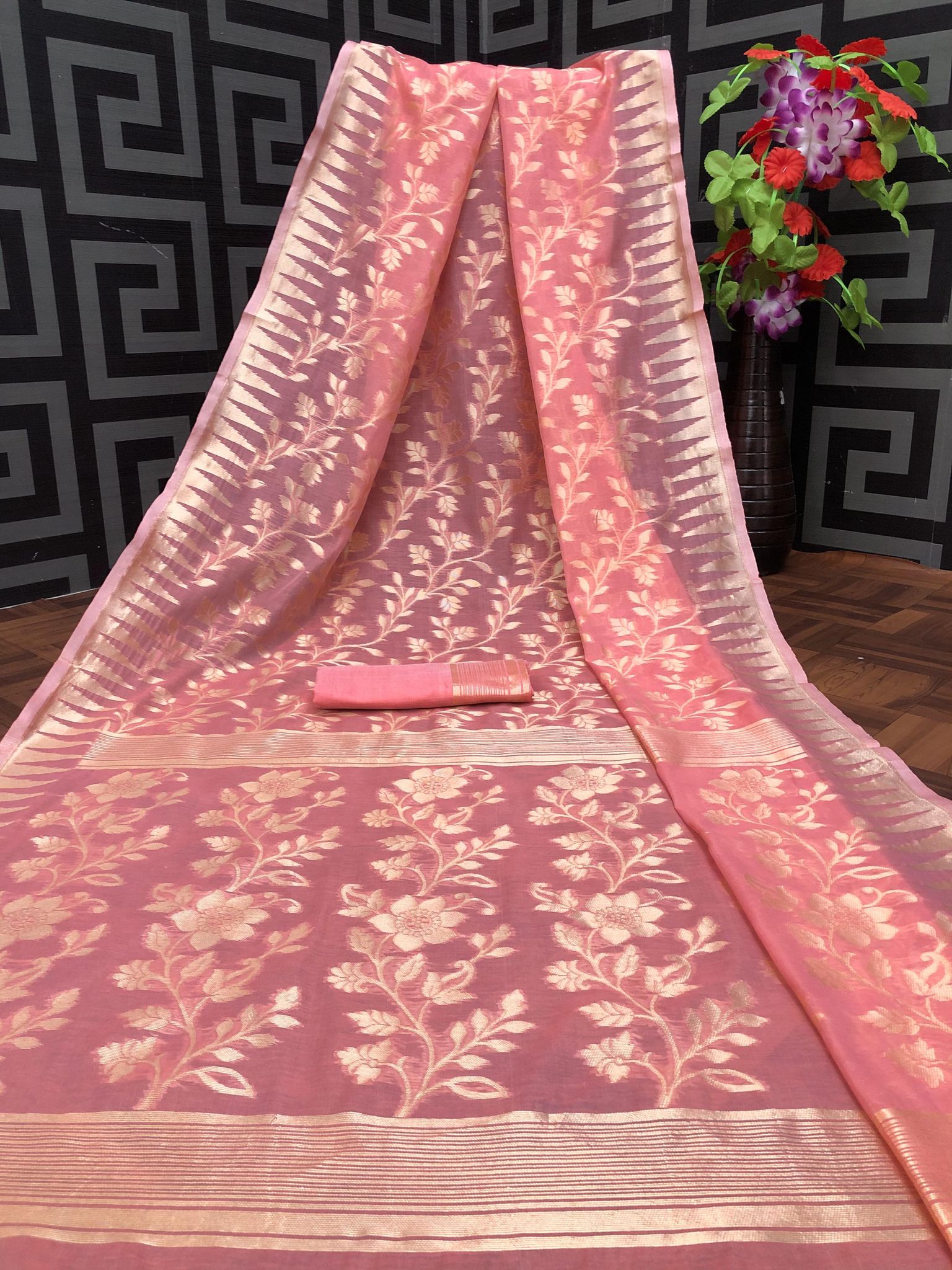 Jamdani Spun Cotton Saree