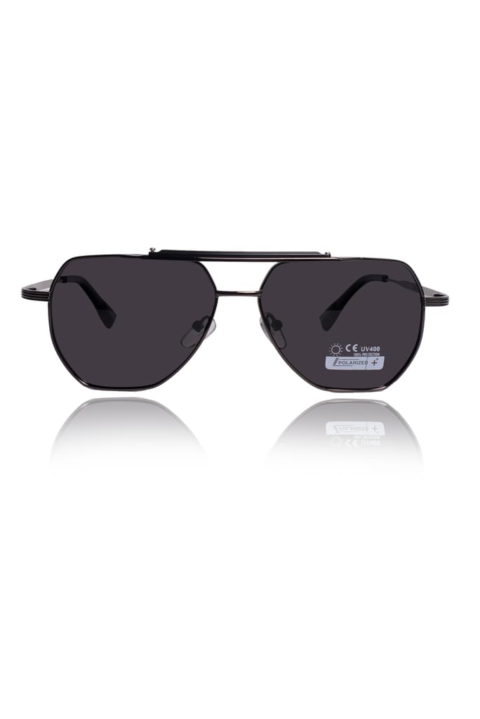Jodykoes Legacy Series Square Metal Sunglasses for Men & Women | Polarized | Acetate & Metal Frame | UV400 | Premium Unisex Eyewear view 2