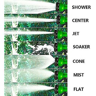 7 Mode Pattern High Pressure Garden Hose Nozzle Water Spray Gun view 2