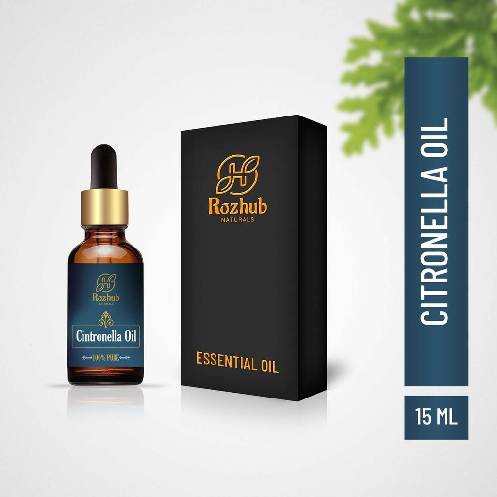 Citronella Essential Oil - 100% Natural & Undiluted - 15ml view 2