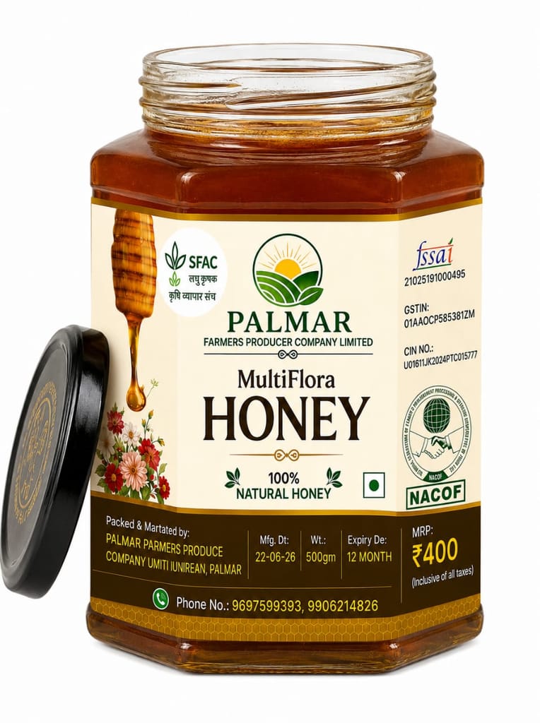 Palmar MultiFlora 100% Natural Honey - 500gm view 2
