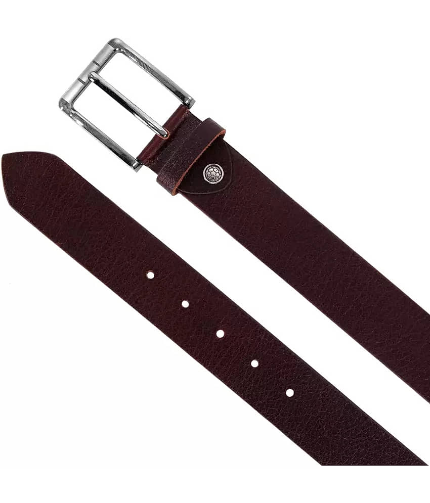 Leather World - Brown 100% Leather Men's Formal Belt ( Pack of 1 ) view 2