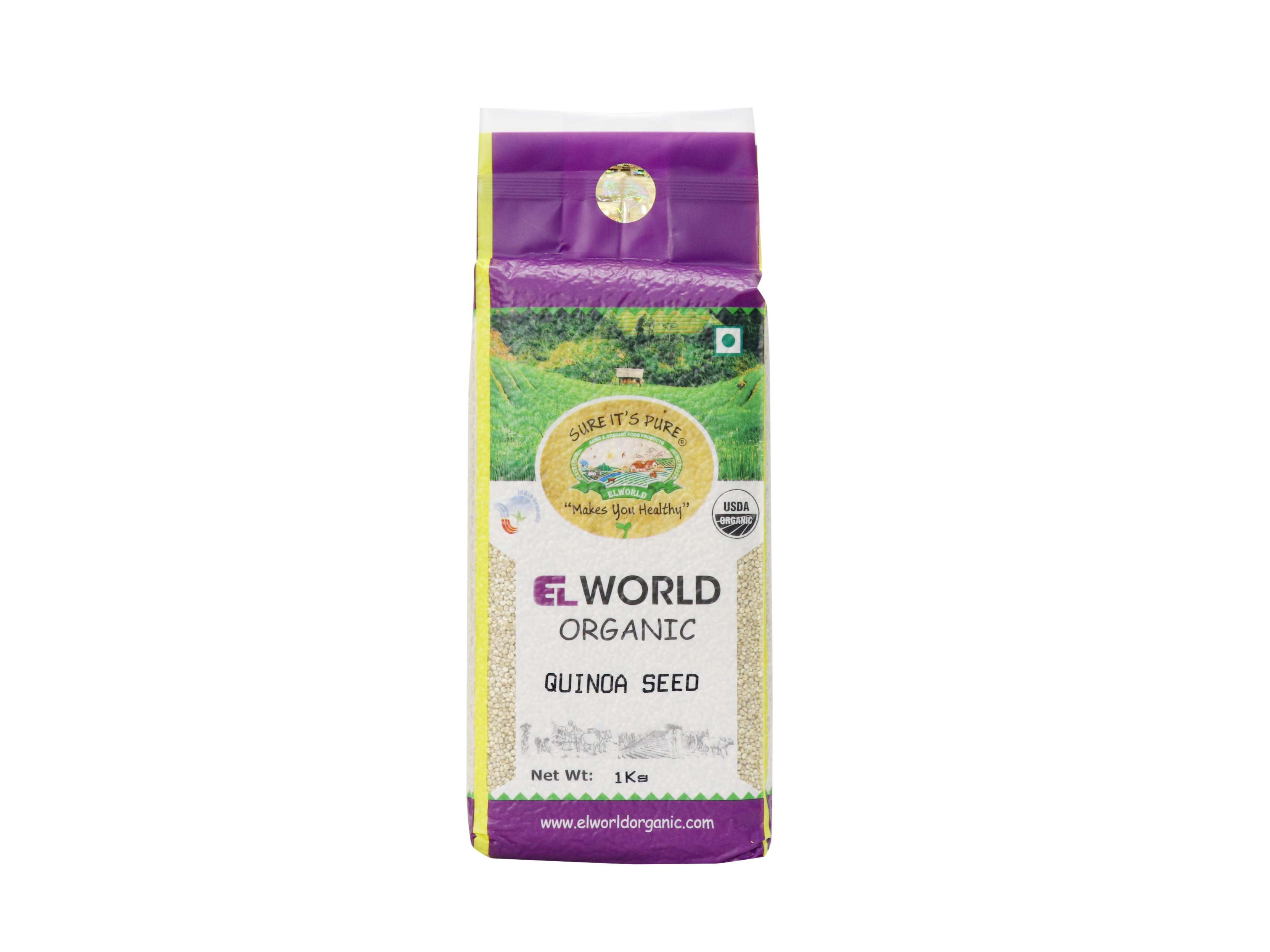 Elworld Agro & Organic Food Products Quinoa seed 1Kg view 2