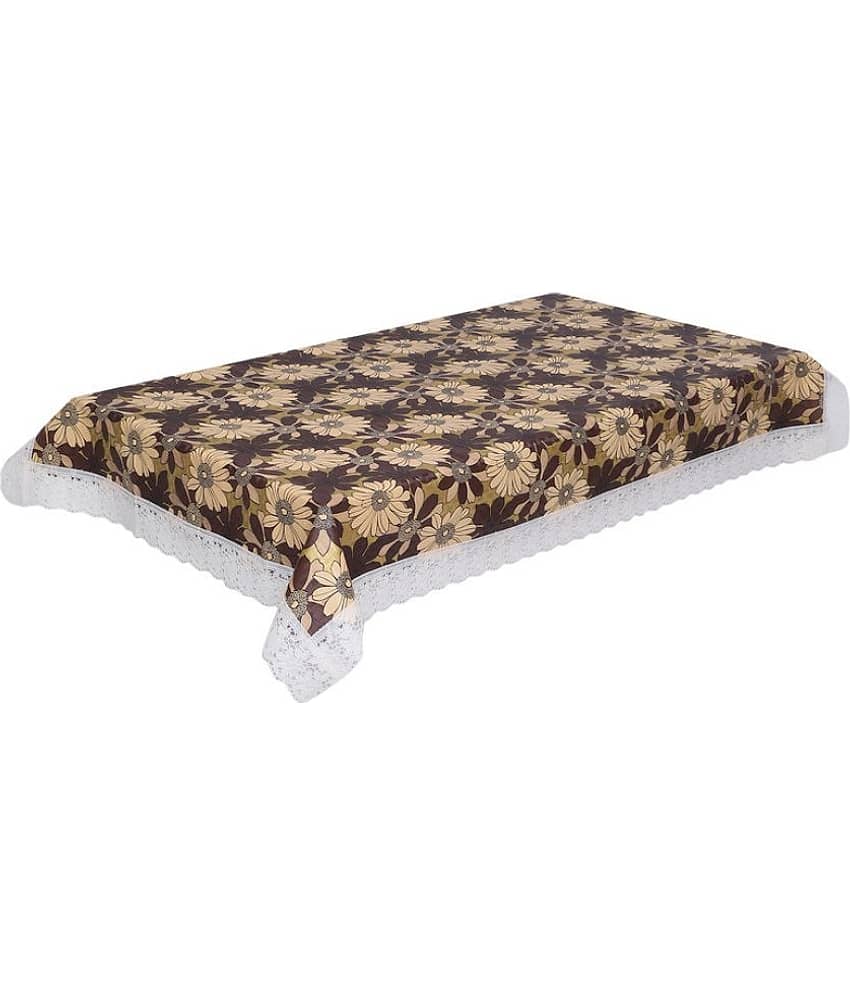Printed PVC 4 Seater Rectangle Table Cover ( 150 x 92 ) cm Pack of 1 Green view 2