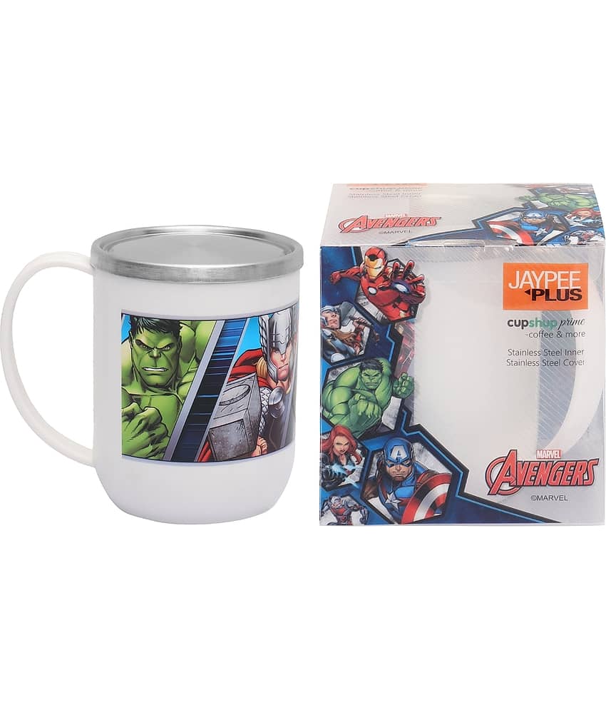 Jaypee Plus CUPSHUP Avengers Superhero Stainless Steel Milk Mug 400 mL ( Pack of 1 ) view 2