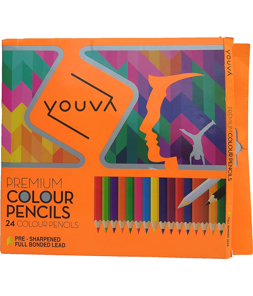 Navneet Youva Premium Colour Pencils (Pack of 24) view 2