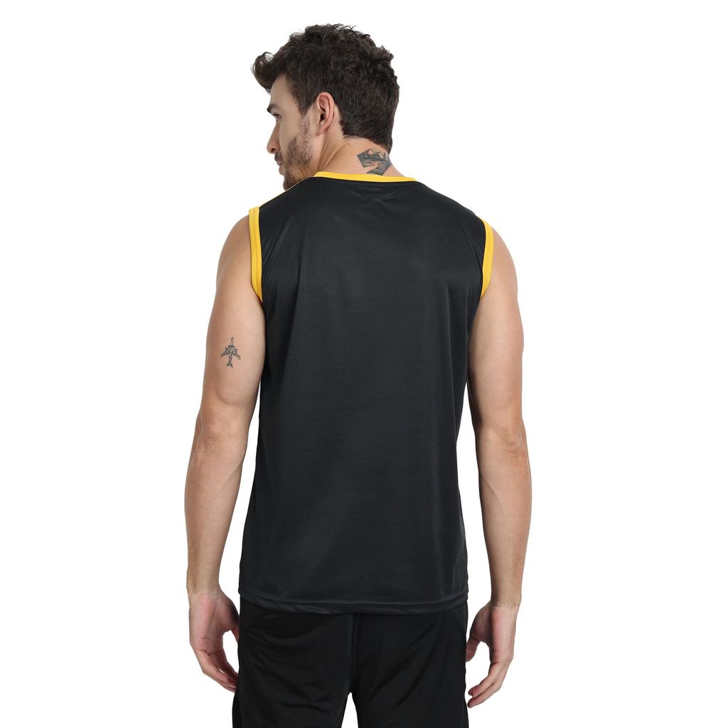FTX Men Colorblock Round Neck Sleeveless Tshirt view 2