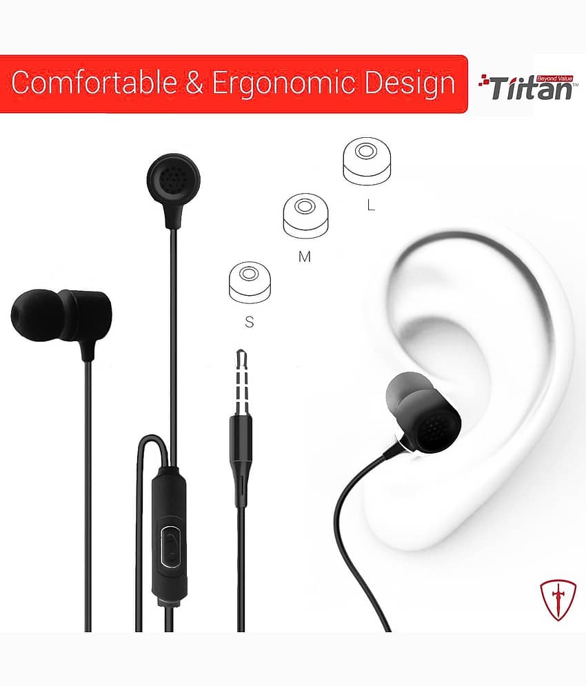 SHIELD S6 Tiitan Wired Earphone with Mic