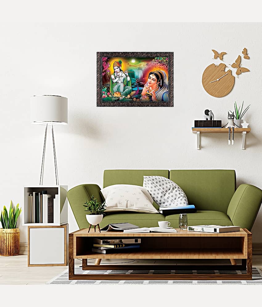 Indianara Abstract Painting With Frame view 2