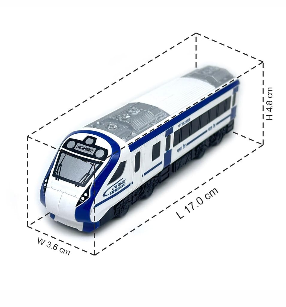 Vande Bharat Express High-Speed Toy Train Model for Kids & Collectors view 2
