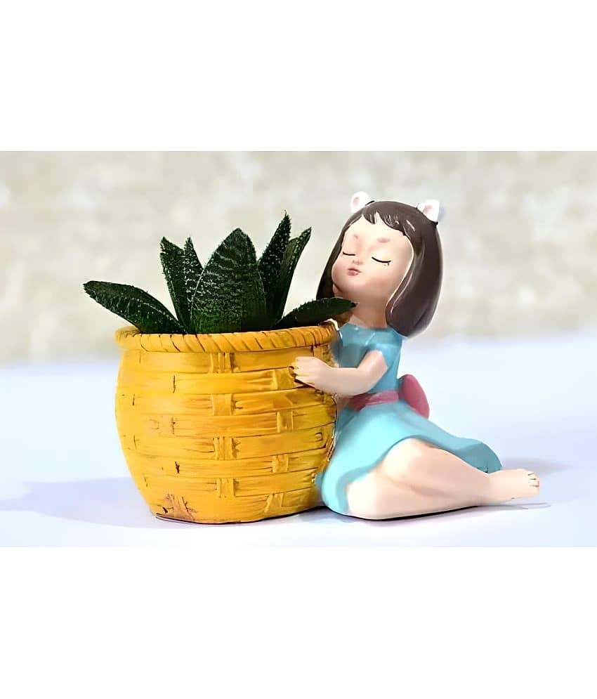 Khushi Enterprises Decorative Pot 13 cm - Pack of 1 view 2