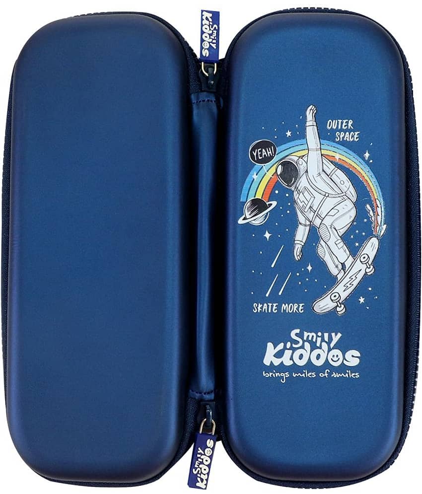 Smily Kiddos Small Pencil case - astronaut theme blue view 2