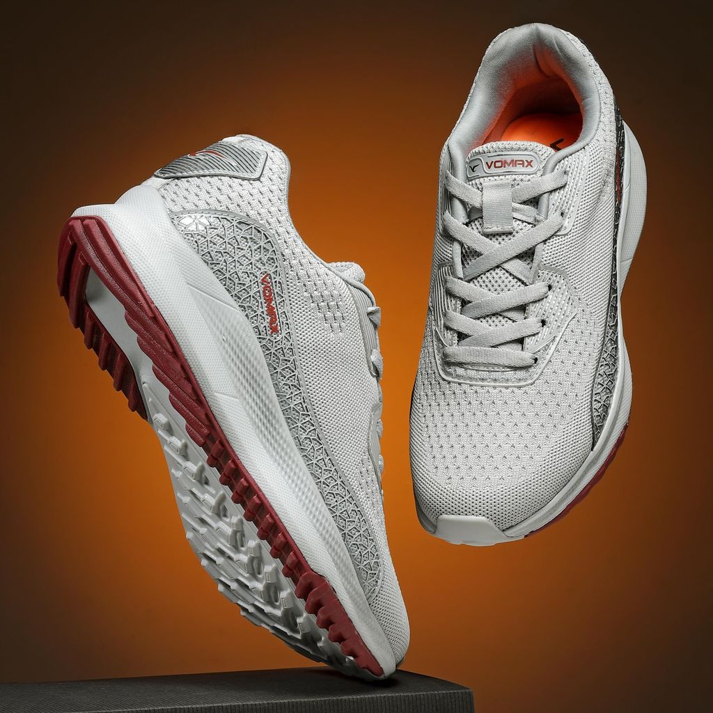 VOMAX SPORTS York-01 Men's Sport Shoes Breathable & Lightweight Flyknit Upper Lace up Walking, Road Running Shoes view 2