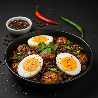 Egg Pepper Fry