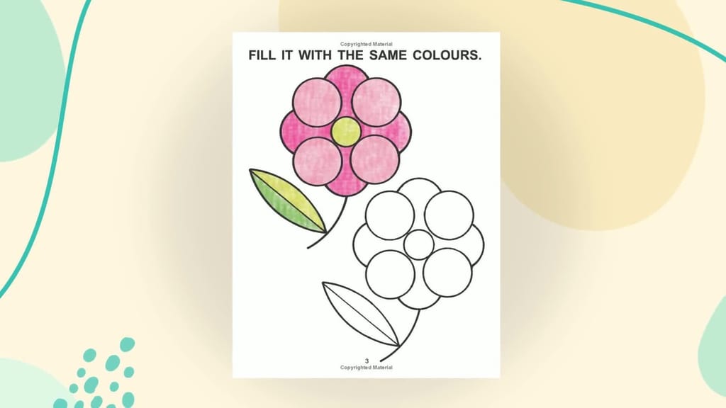 Colour With Crayons Book 2 for Kids Age 1 -6 Years - Drawing and Colouring Book for Early Learners [Paperback] Dreamland Publications view 2