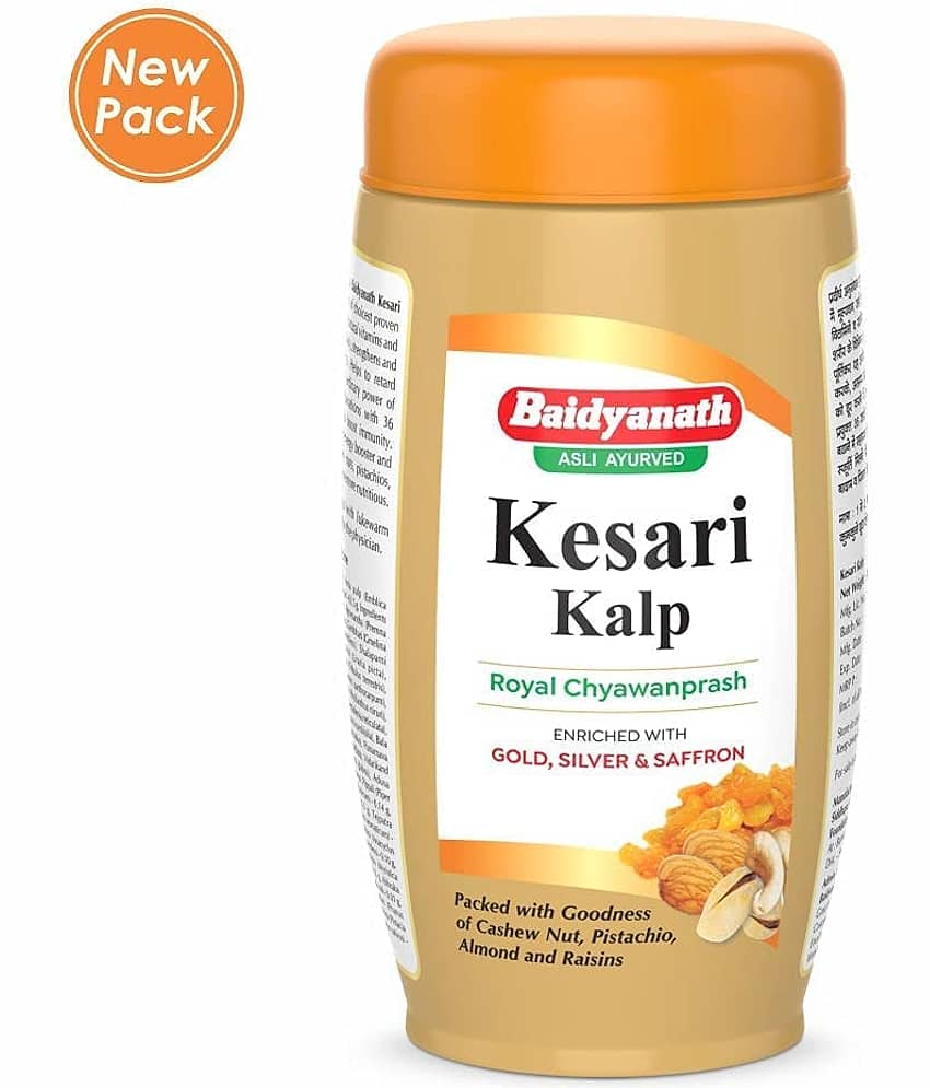 Baidyanath Kesari Kalp Chyawanprash 500 Gm, Enriched With Gold Silver And Saffron view 2