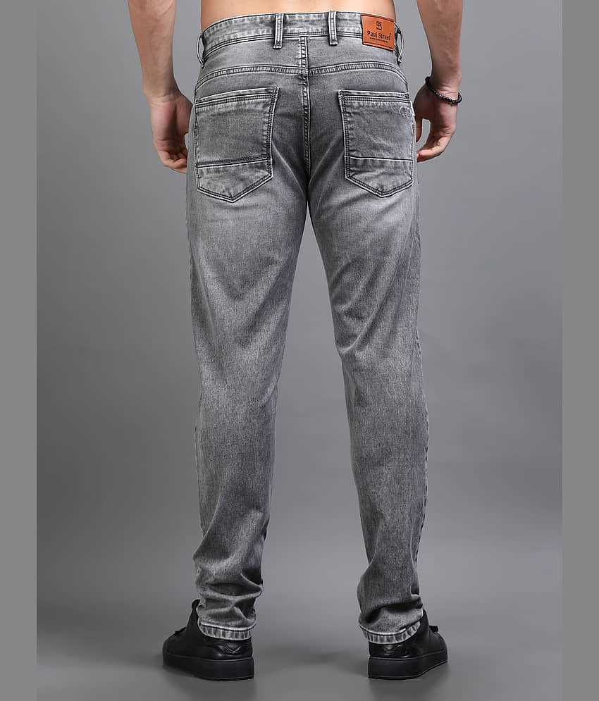 Paul Street Regular Fit Faded Men's Jeans - Light Blue ( Pack of 1 ) view 2
