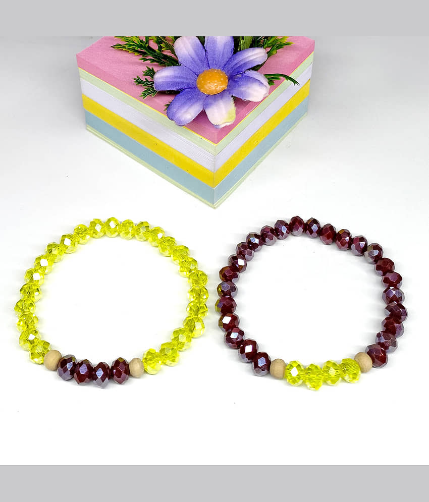 DAIVYA WELLNESS - Multicolor Bracelet ( Pack of 2 ) view 2