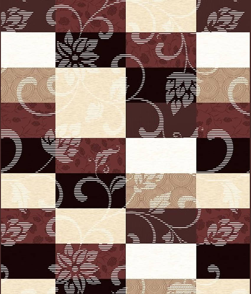 CG HOMES Cotton 1 Double Bedsheet with 2 Pillow Covers ( Brown ) view 2
