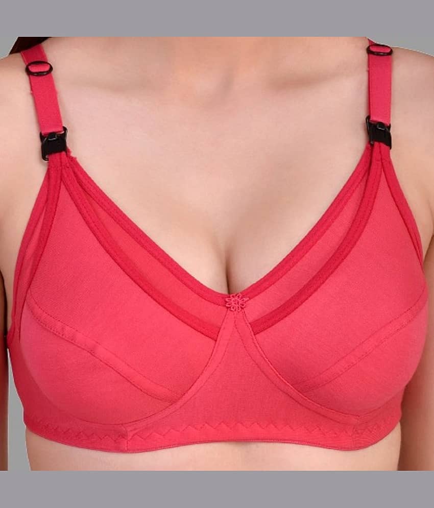 Desiprime Pack of 3 Cotton Non Padded Women's Everyday Bra ( Multicolor ) view 2