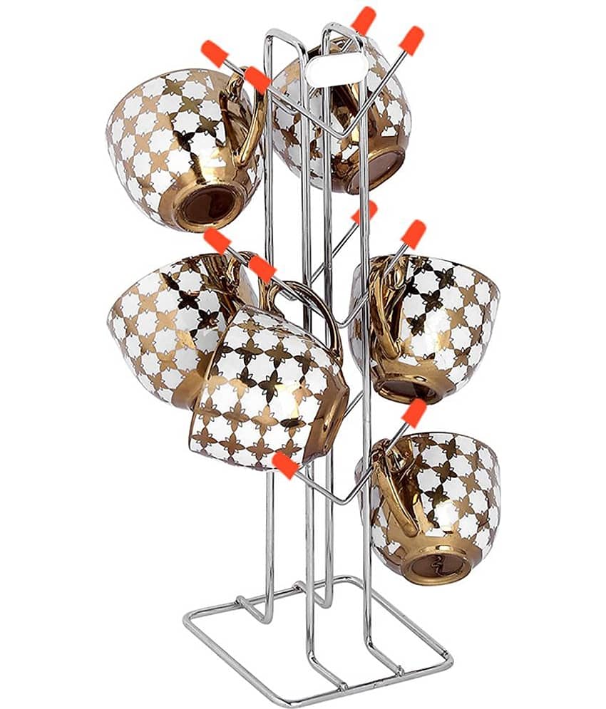OC9 Silver Stainless Steel Wall mount Stand ( Pack of 2 ) view 2