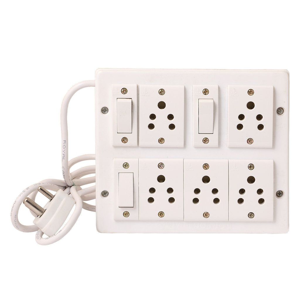 INDRICO? Spike Buster Fitted with 3 Anchor Switches and 5 Anchor Sockets with 3/5/10 metre Chord White view 2