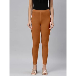 SHE PURE LUXURY WEAR Ankle Length Ethnic Wear Legging (Beige, Solid) view 2