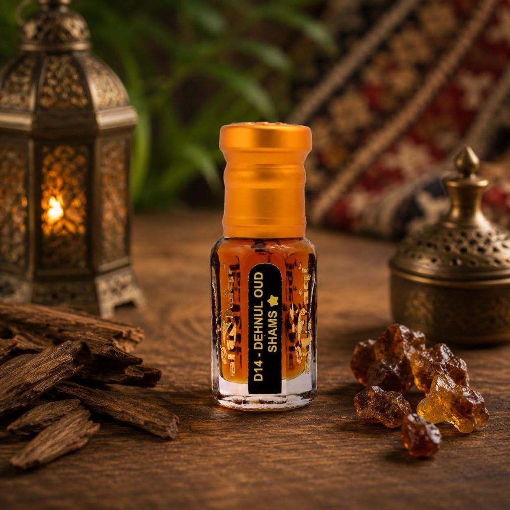alnaqi fragrances Dehnul Oud Shams Attar/Perfume Oil, Arabian Attar, Alcohol-Free Roll-On, Long-Lasting Attar, Strong Arabic Fragrance, Unisex Concentrated Perfume Oil view 2