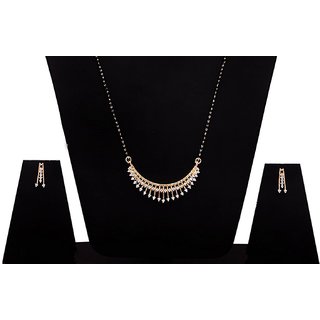Hetprit Brass Gold Plated Beautiful Mangal Sutra For Women view 2