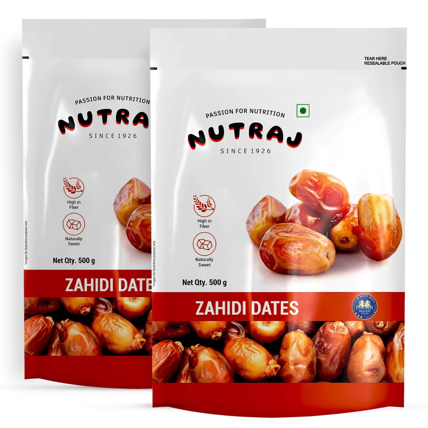 Nutraj Zahidi Dates 500gm (Khajur/Khajoor) view 2