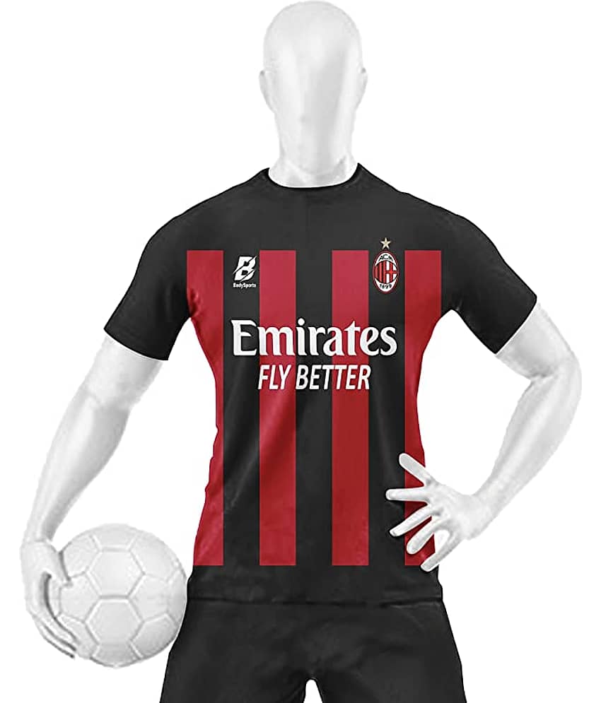 AC MILAN HOME FOOTBALL JERSEY view 2