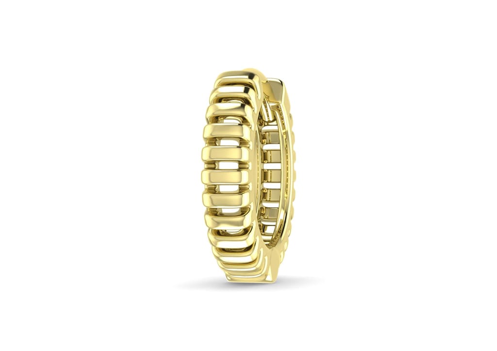 Cutting Edge Men's Hoop Earring (1 Pc Only) view 2