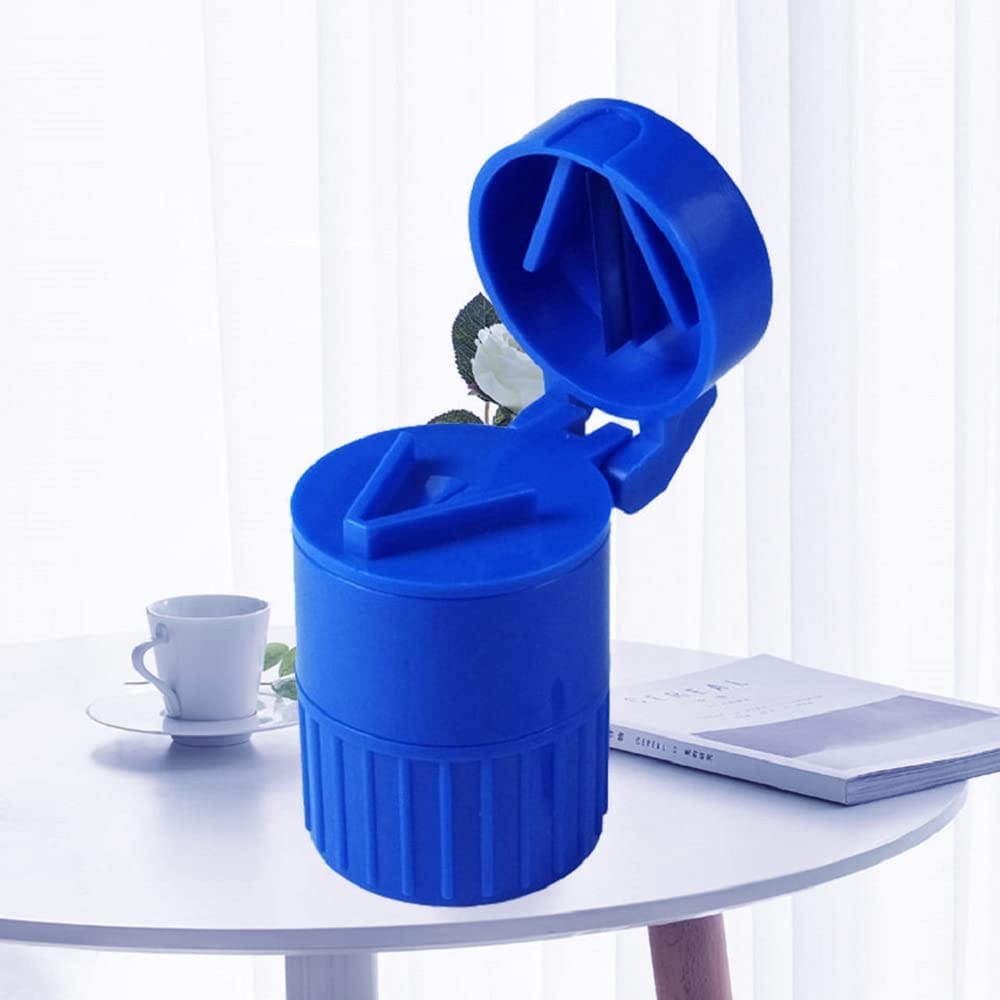 Ezyfit Multifunction 4 In 1 Portable Round Tablet Crusher and Cutter, Pill Crusher and Splitters for Cutting Large, Small Pills Medicine view 2