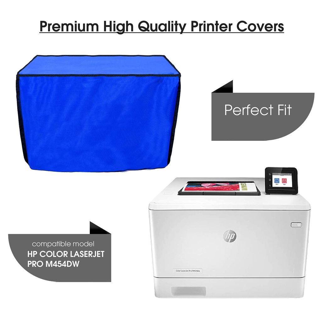 Palap Super Premium Dust Proof Printer Cover for HP Color Laserjet Pro M454dw (Blue, 46.15 x 52 x 34.46 CMs) view 2