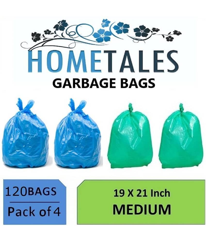 Multicolor Virgin Plastic Dustbin and Garbage bags view 2