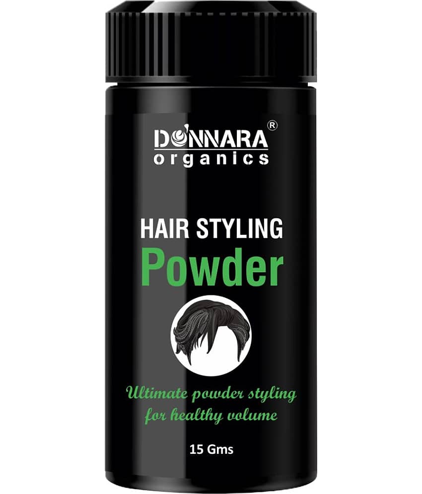 Donnara Organics Hair Styling Powder for Voluminous Thin Hair with Matte Finish Clay 15 gm view 2