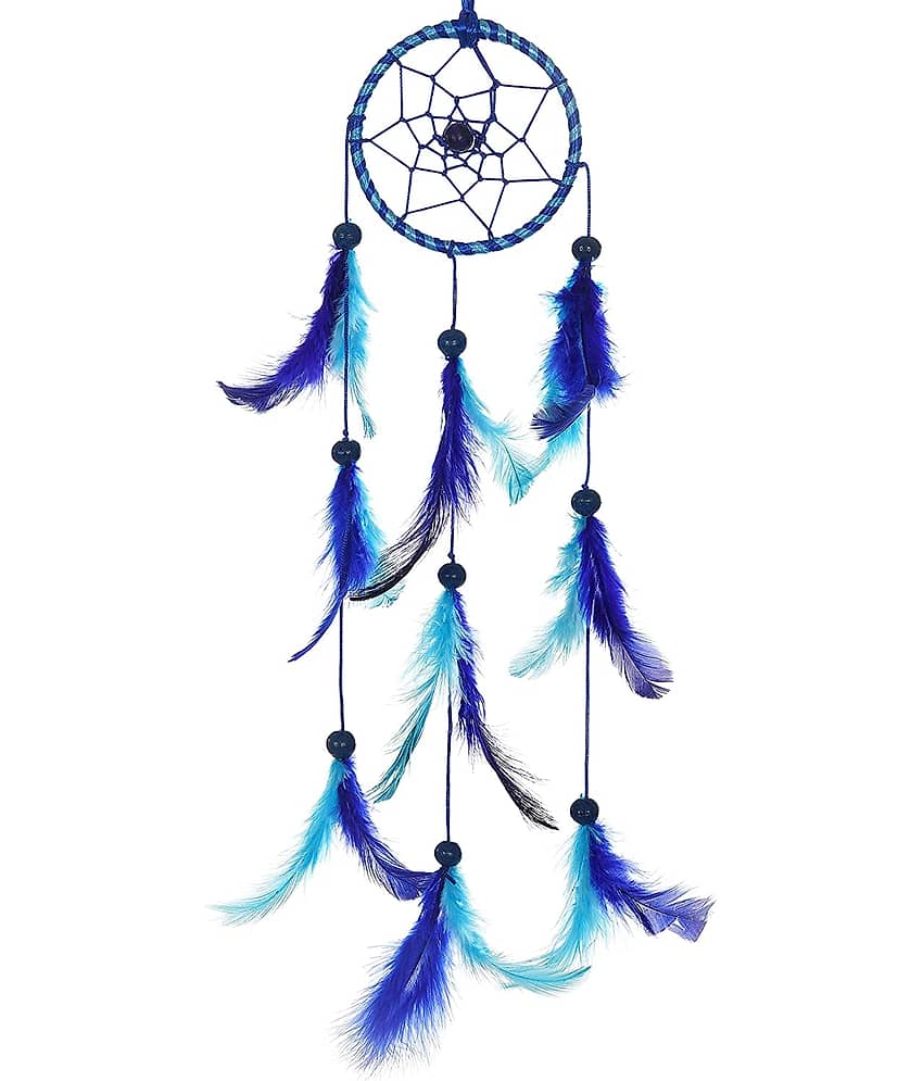 Lucky Traders Feather Blue Dream Catcher - Pack of 1 ( X cms ) view 2
