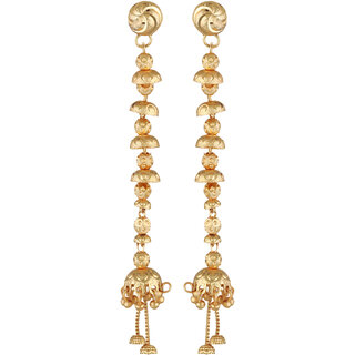 Vivastri Shimmering Bejeweled Changeable drop Earring for Women and Girls [VIVA2655ERG] view 2
